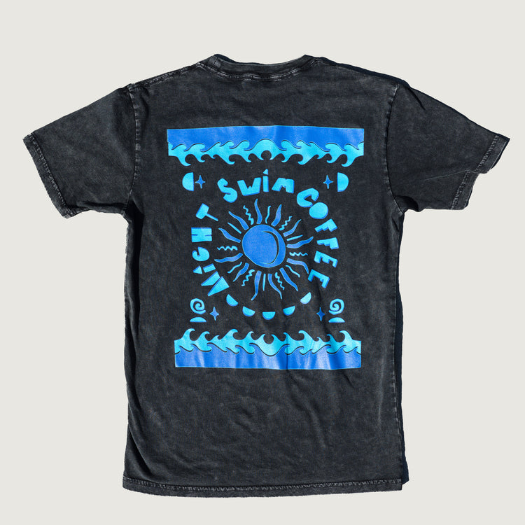 Night Swim Moon & Waves Tee