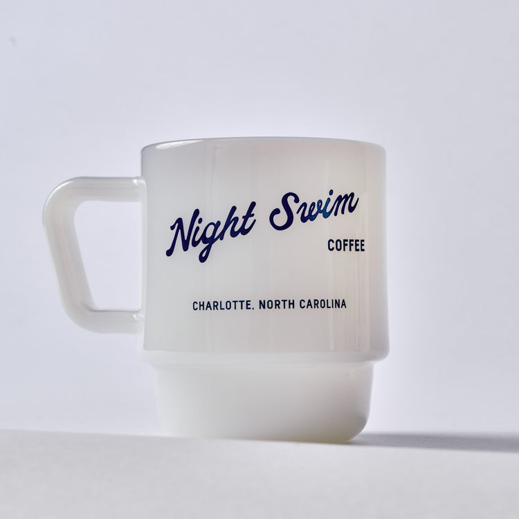 Milk Glass 8oz Mug (White)