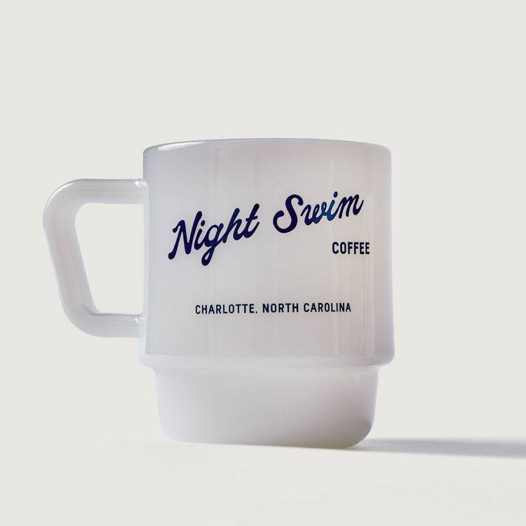 Milk Glass 8oz Mug (White)